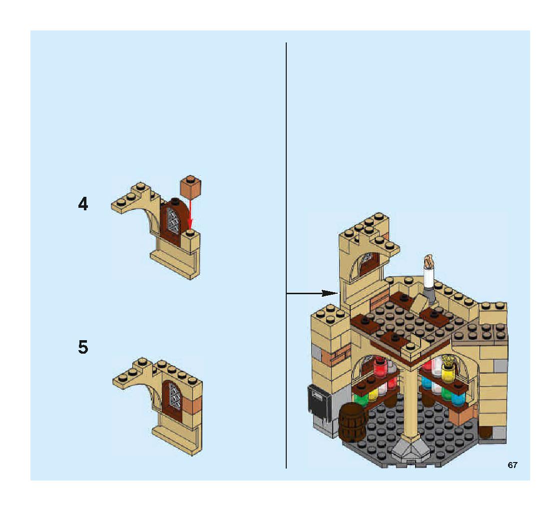 空飛ぶフォード・アングリア 75953 レゴの商品情報 レゴの説明書・組立方法 67 page