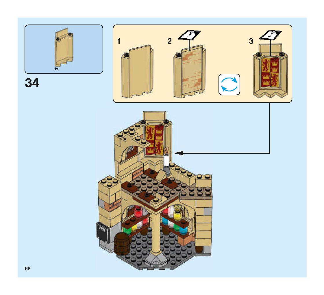空飛ぶフォード・アングリア 75953 レゴの商品情報 レゴの説明書・組立方法 68 page