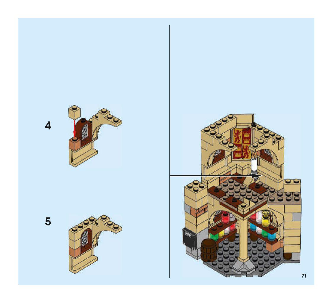 空飛ぶフォード・アングリア 75953 レゴの商品情報 レゴの説明書・組立方法 71 page