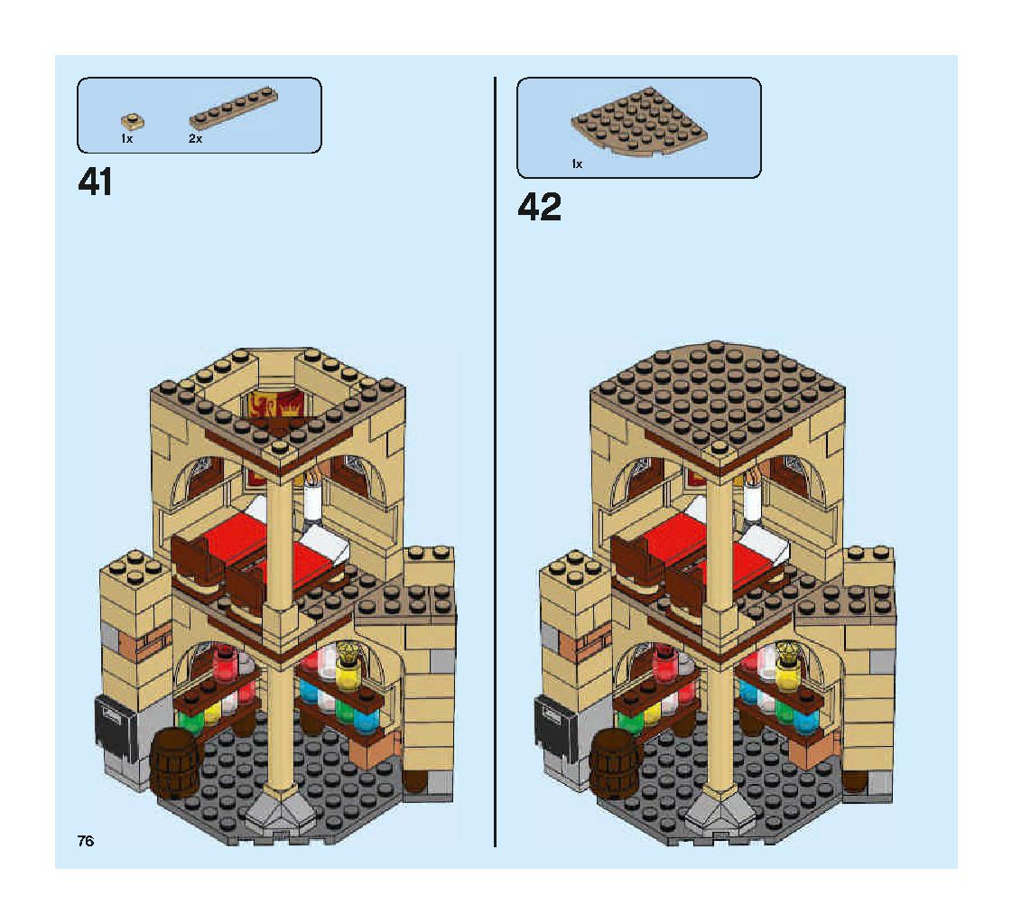 空飛ぶフォード・アングリア 75953 レゴの商品情報 レゴの説明書・組立方法 76 page