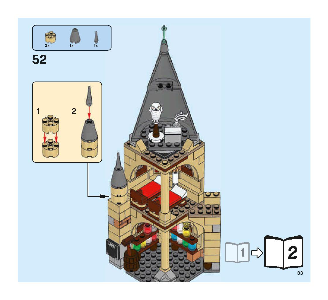 Hogwarts Whomping Willow 75953 LEGO information LEGO instructions 83 page