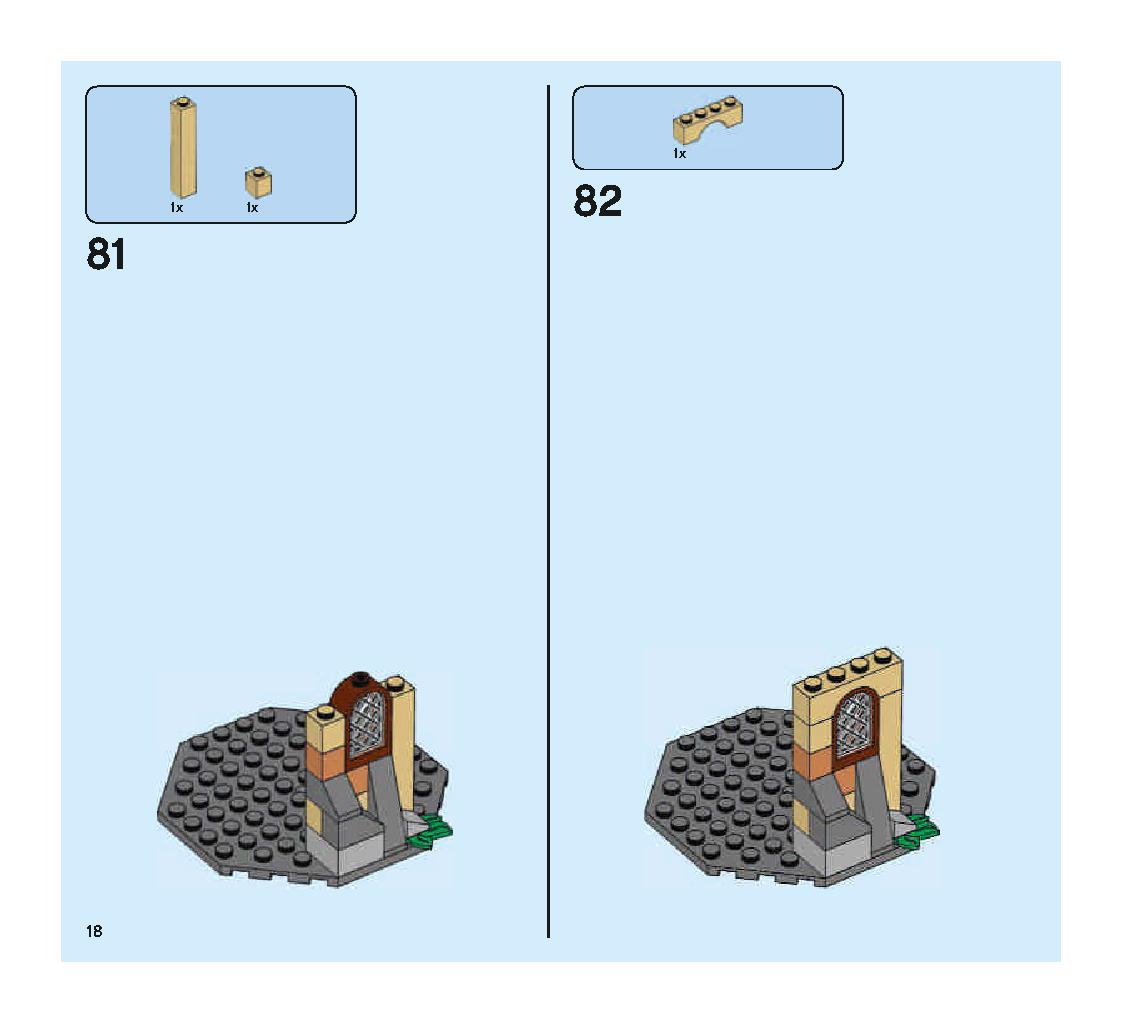 Hogwarts Whomping Willow 75953 LEGO information LEGO instructions 18 page