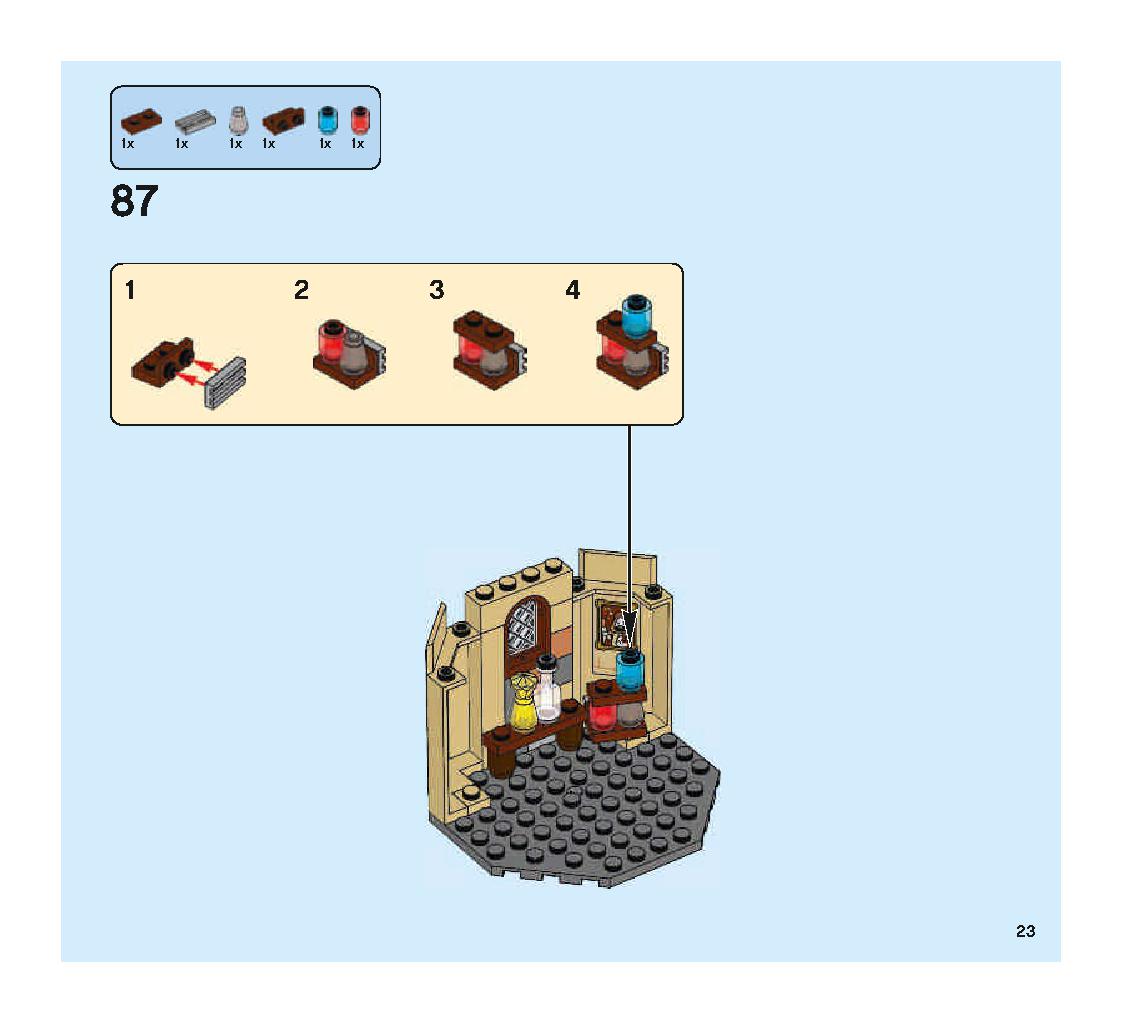 Hogwarts Whomping Willow 75953 LEGO information LEGO instructions 23 page