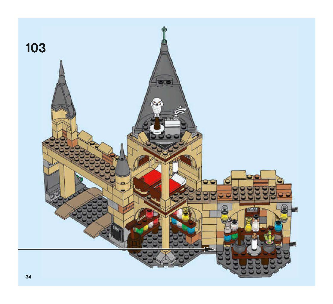 Hogwarts Whomping Willow 75953 LEGO information LEGO instructions 34 page
