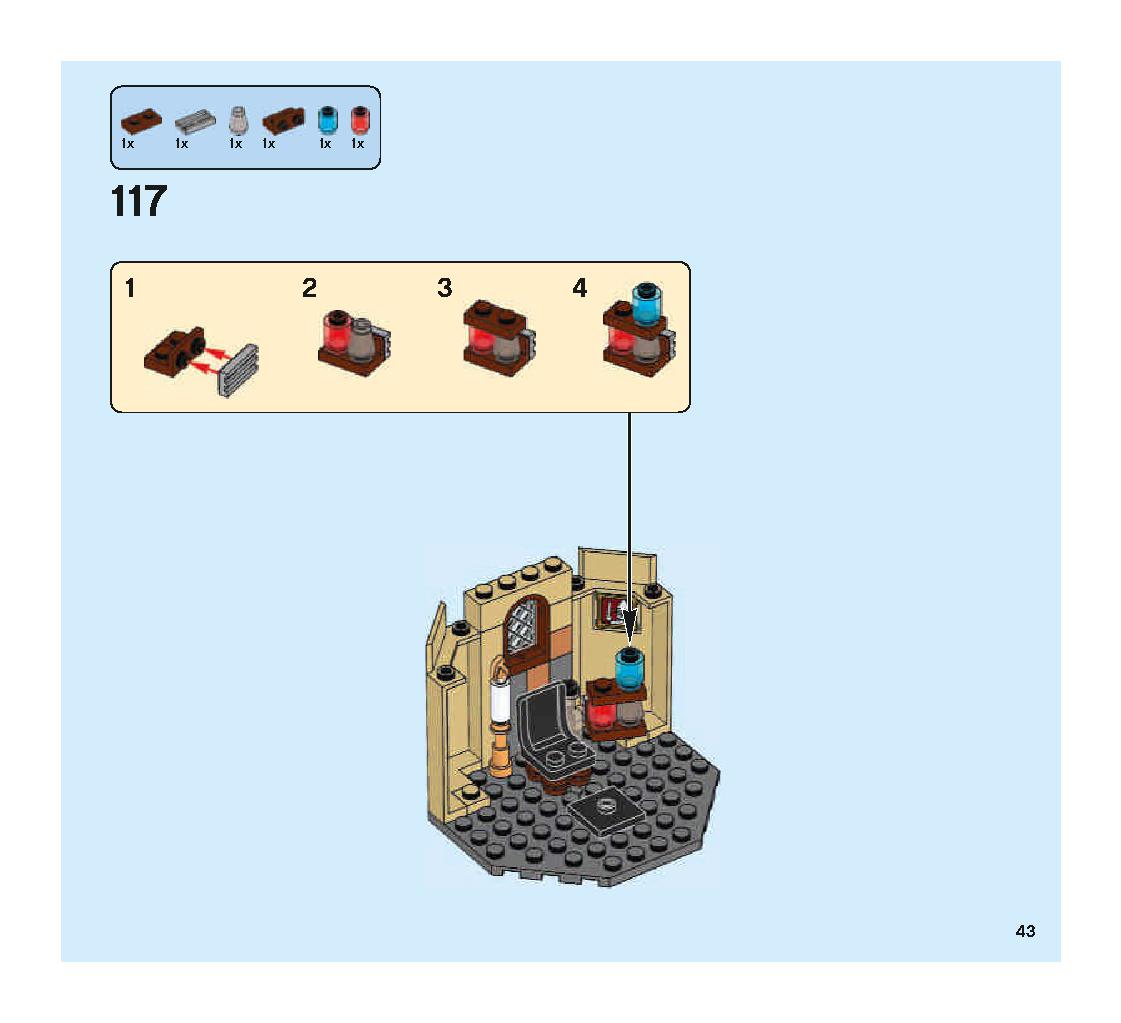 Hogwarts Whomping Willow 75953 LEGO information LEGO instructions 43 page