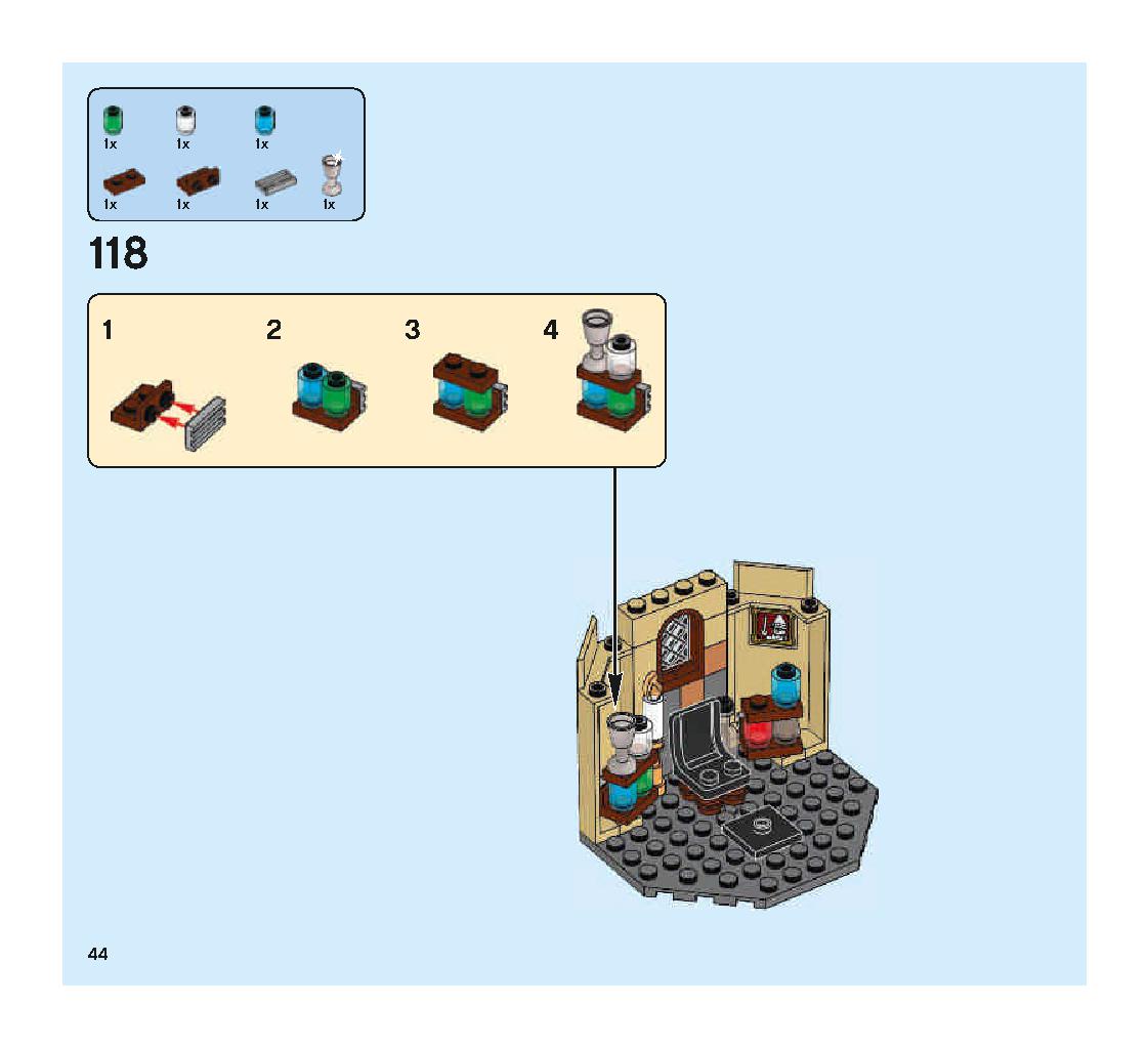 空飛ぶフォード・アングリア 75953 レゴの商品情報 レゴの説明書・組立方法 44 page