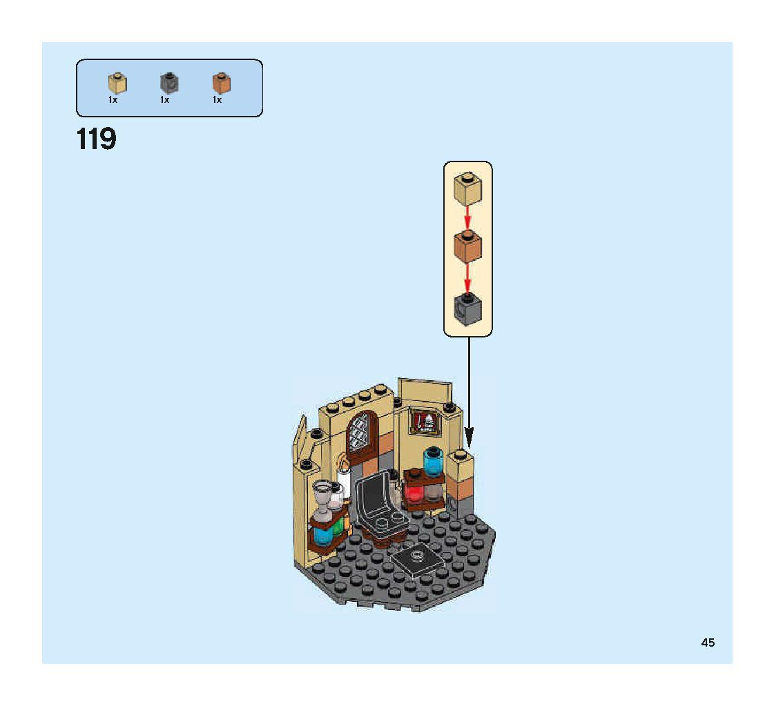 空飛ぶフォード・アングリア 75953 レゴの商品情報 レゴの説明書・組立方法 45 page