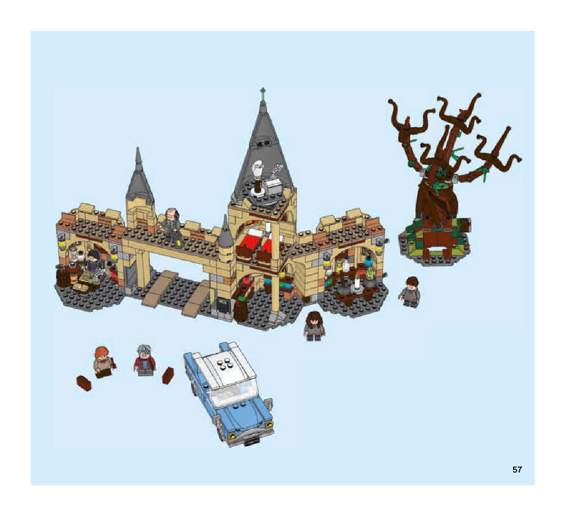 Hogwarts Whomping Willow 75953 LEGO information LEGO instructions 57 page