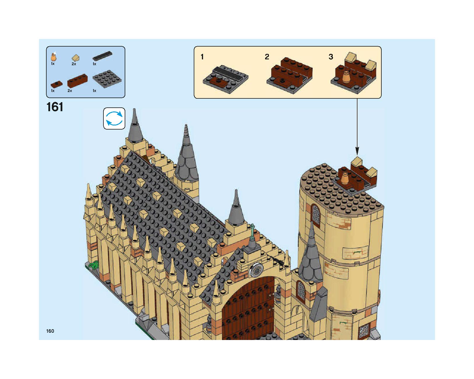 Hogwarts Great Hall 75954 LEGO information LEGO instructions 160 page