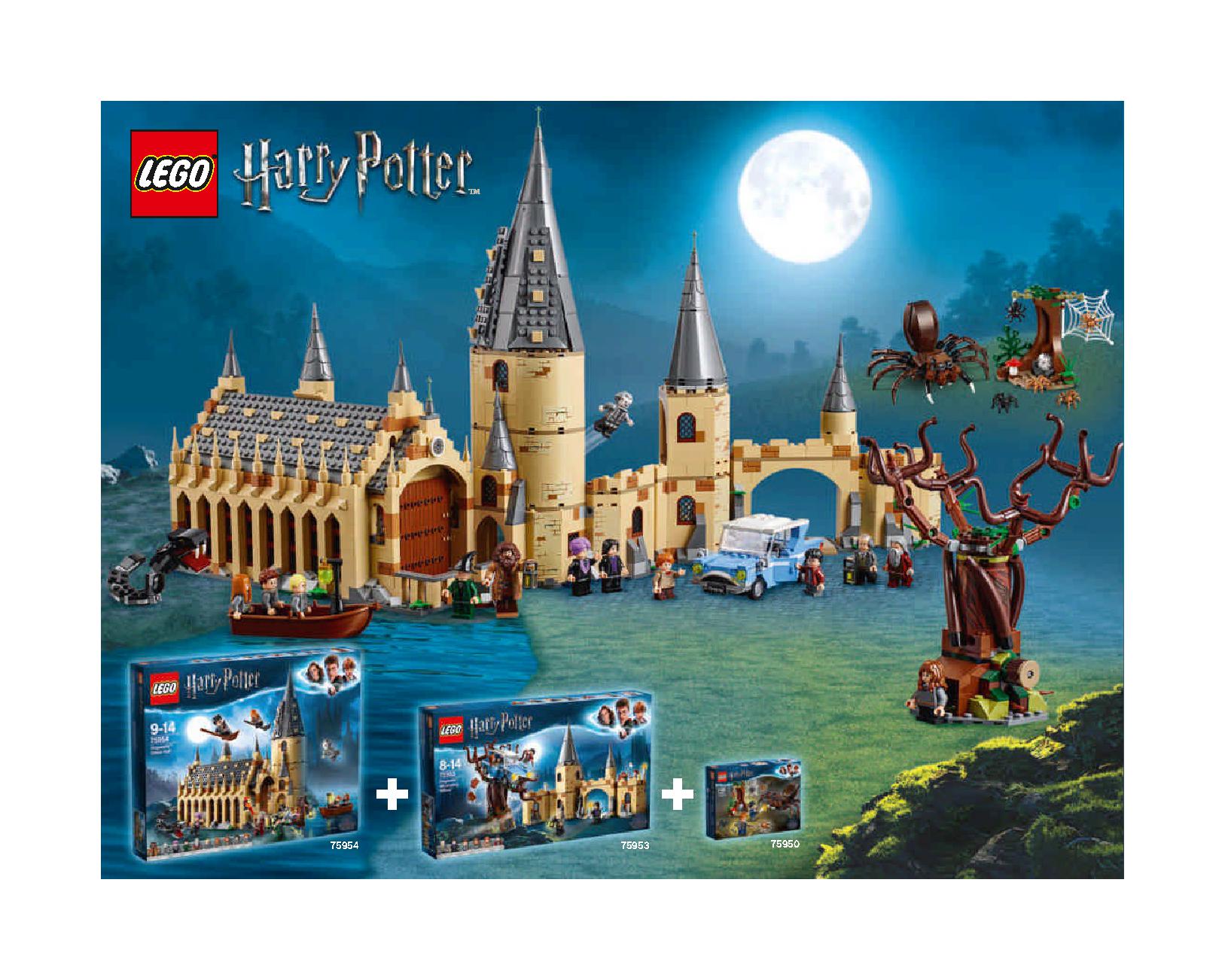 Hogwarts Great Hall 75954 LEGO information LEGO instructions 178 page