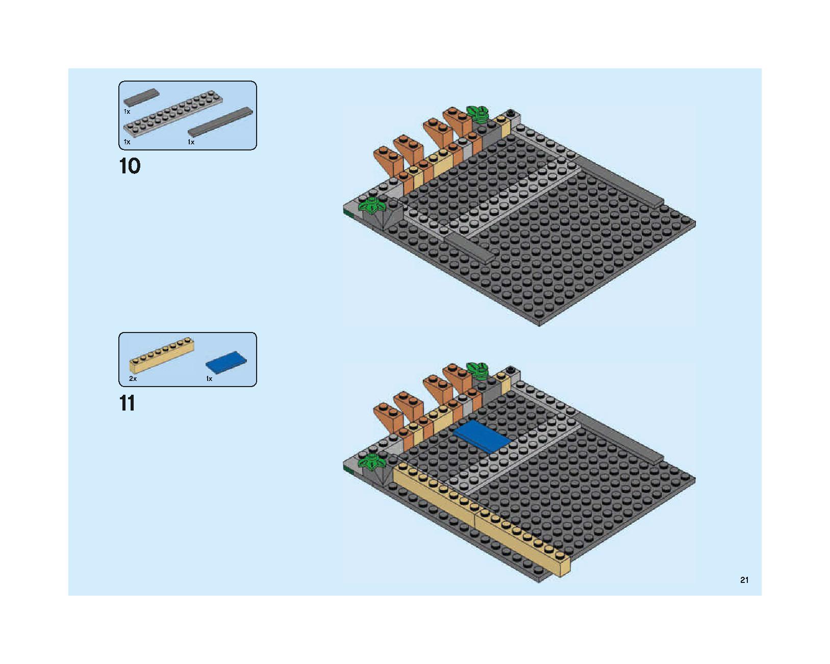 ホグワーツの大広間 75954 レゴの商品情報 レゴの説明書・組立方法 21 page