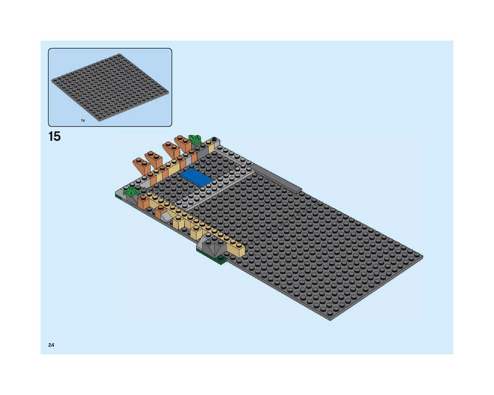 ホグワーツの大広間 75954 レゴの商品情報 レゴの説明書・組立方法 24 page