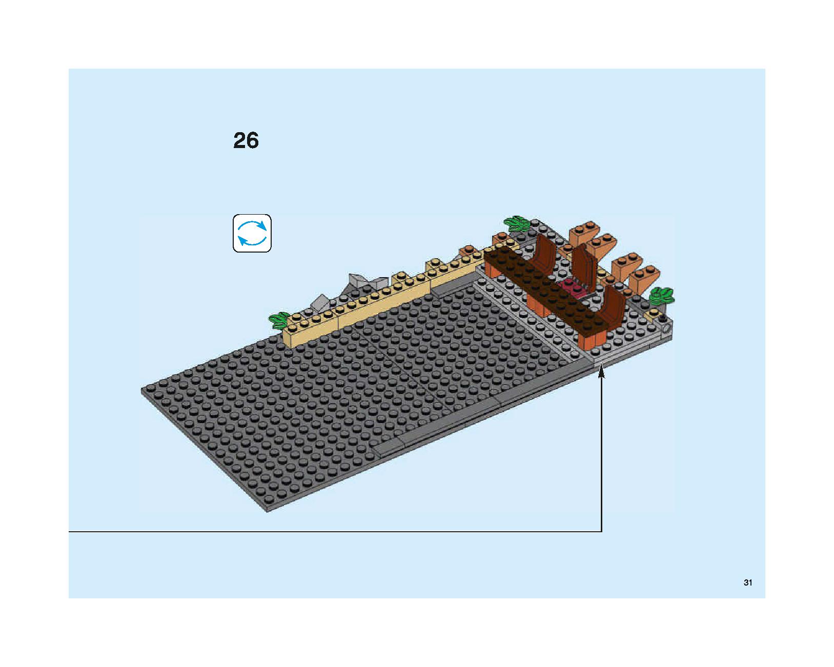 ホグワーツの大広間 75954 レゴの商品情報 レゴの説明書・組立方法 31 page