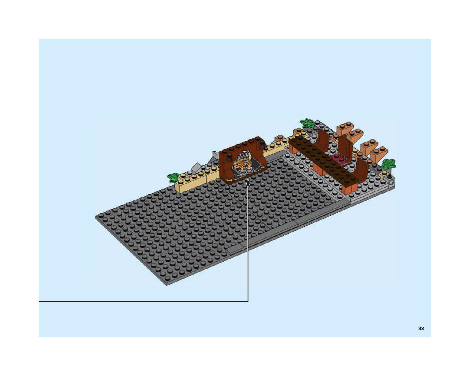 ホグワーツの大広間 75954 レゴの商品情報 レゴの説明書・組立方法 33 page