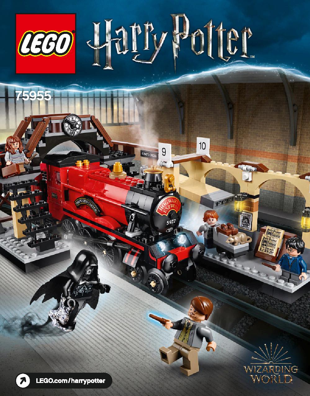 Hogwarts Express 75955 LEGO information LEGO instructions 1 page