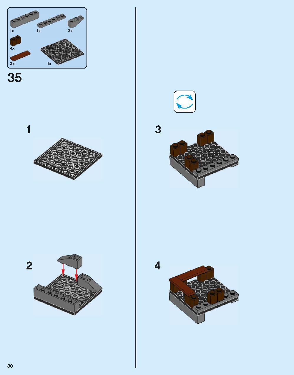 ホグワーツ特急 75955 レゴの商品情報 レゴの説明書・組立方法 30 page