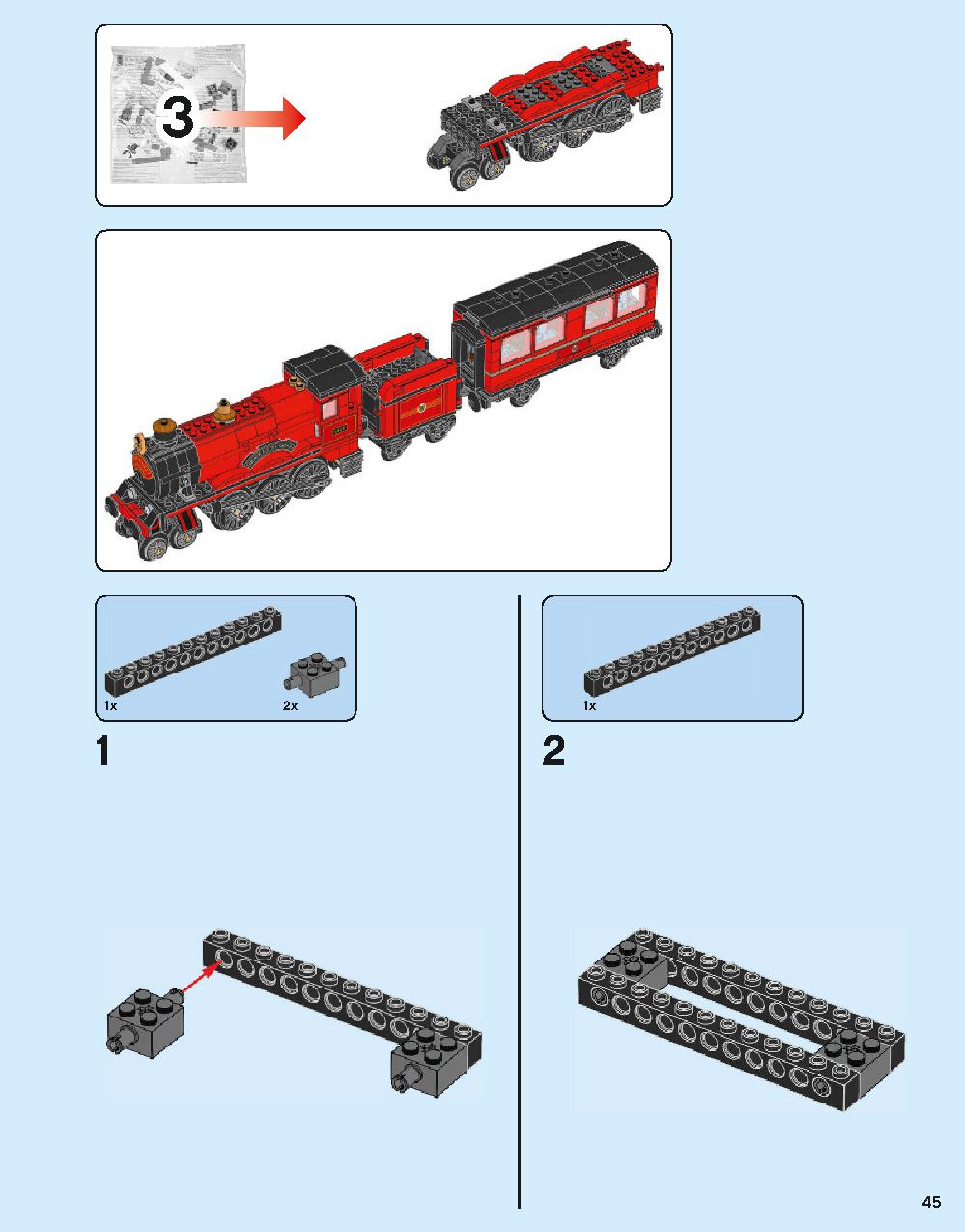 Hogwarts Express 75955 LEGO information LEGO instructions 45 page