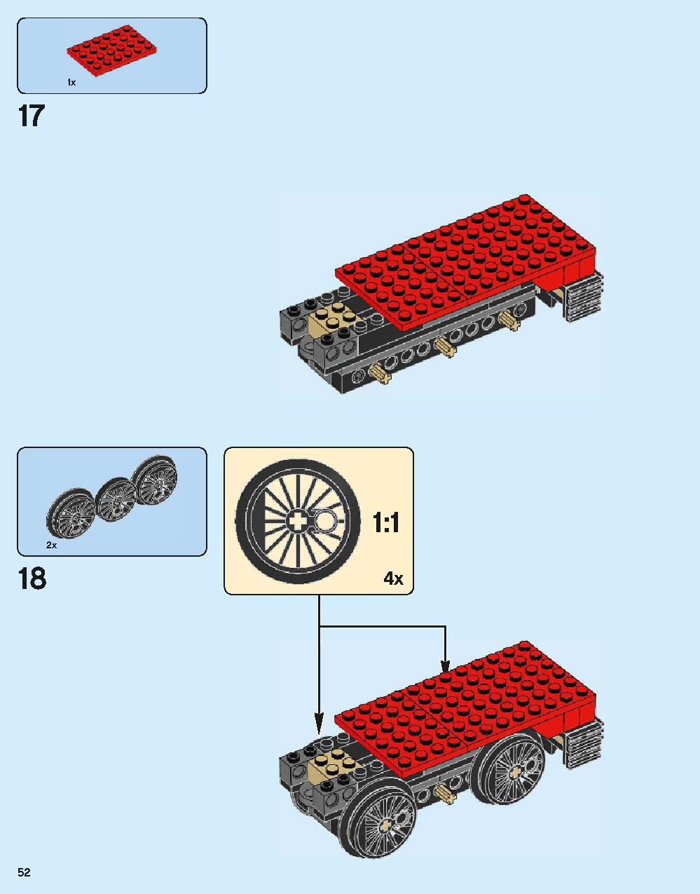 ホグワーツ特急 75955 レゴの商品情報 レゴの説明書・組立方法 52 page
