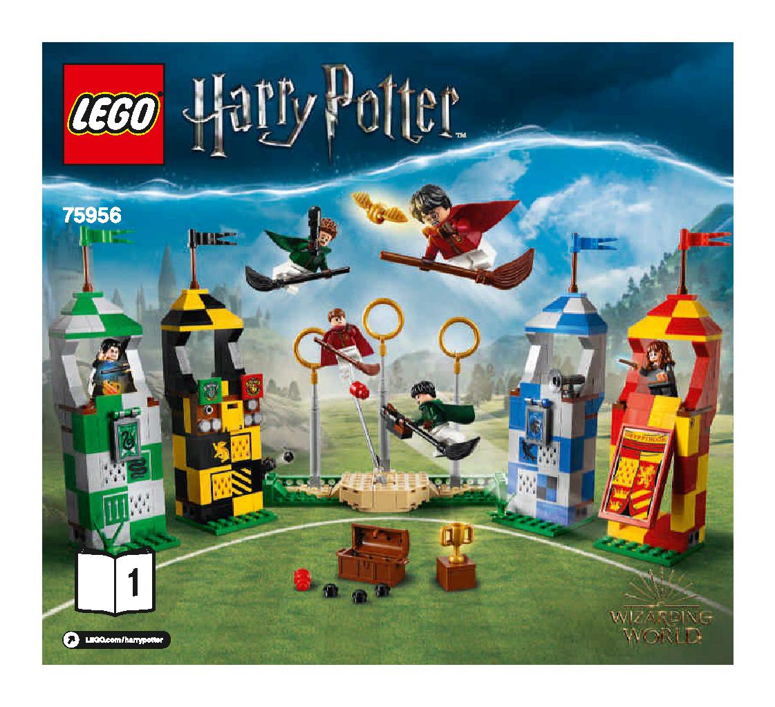 Quidditch Match 75956 LEGO information LEGO instructions 1 page