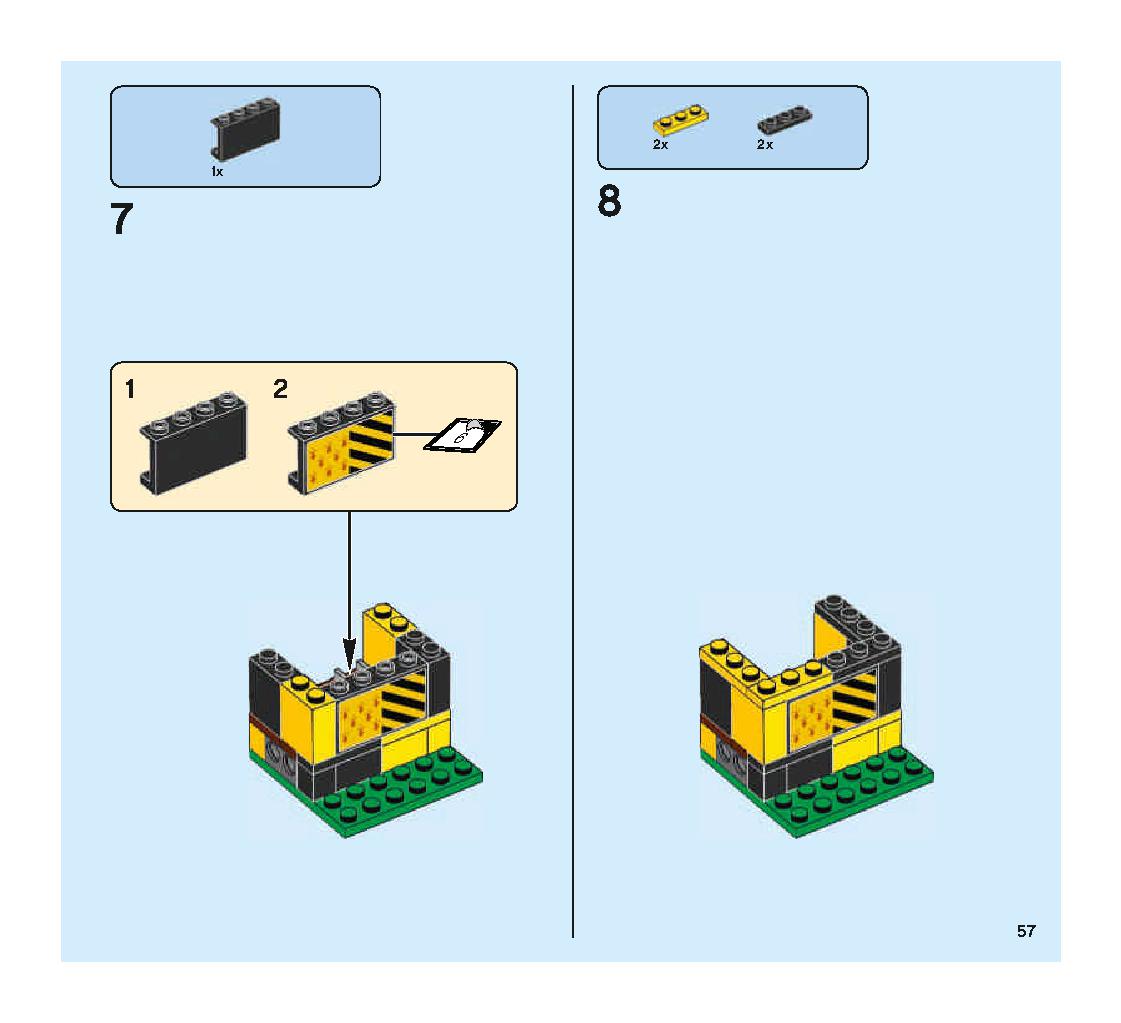 クィディッチ 対決 75956 レゴの商品情報 レゴの説明書・組立方法 57 page