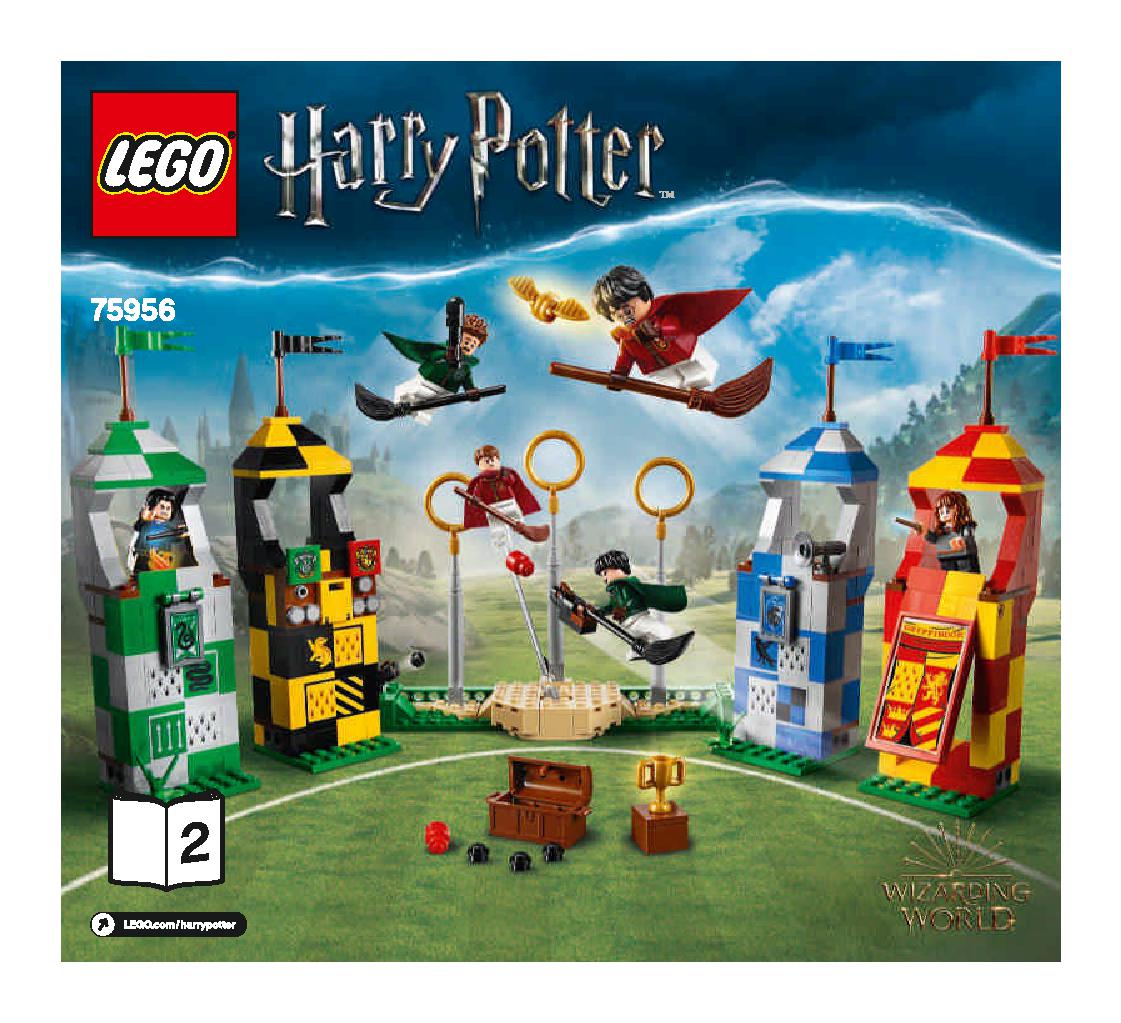 Quidditch Match 75956 LEGO information LEGO instructions 1 page