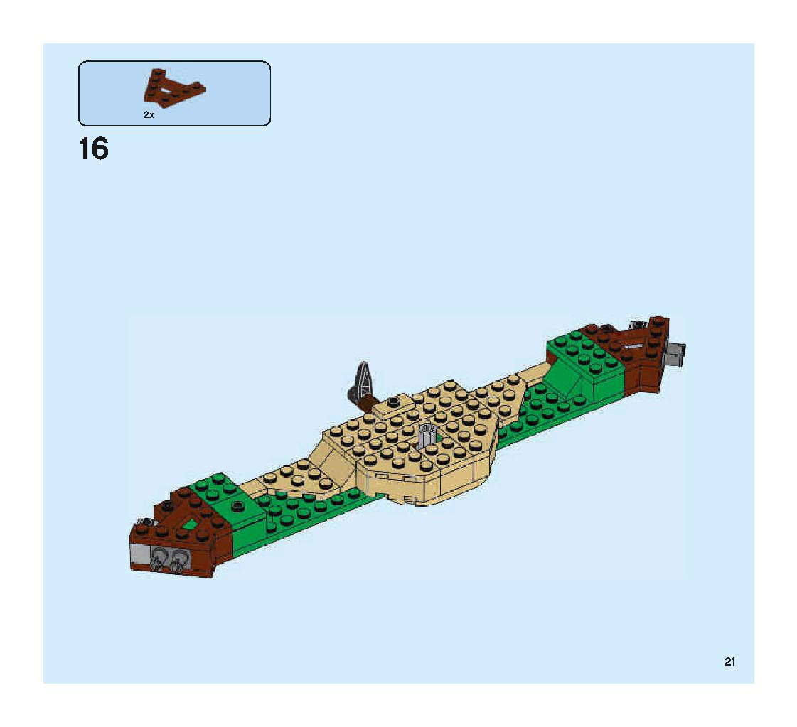 クィディッチ 対決 75956 レゴの商品情報 レゴの説明書・組立方法 21 page