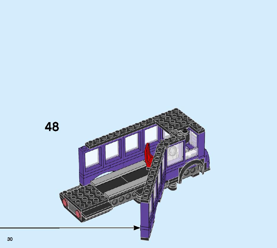 夜の騎士バス™ 75957 レゴの商品情報 レゴの説明書・組立方法 30 page