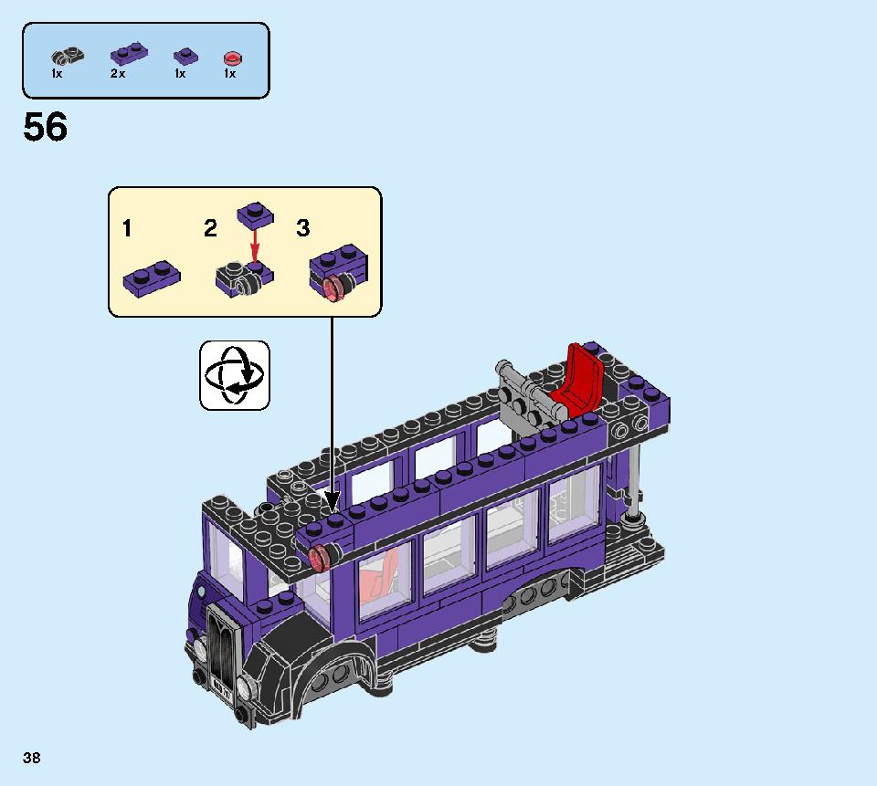 夜の騎士バス™ 75957 レゴの商品情報 レゴの説明書・組立方法 38 page