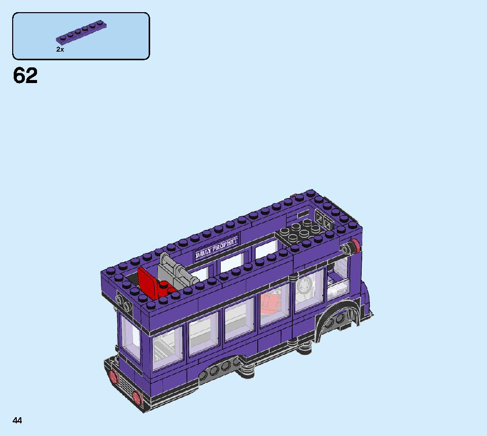 The Knight Bus 75957 LEGO information LEGO instructions 44 page