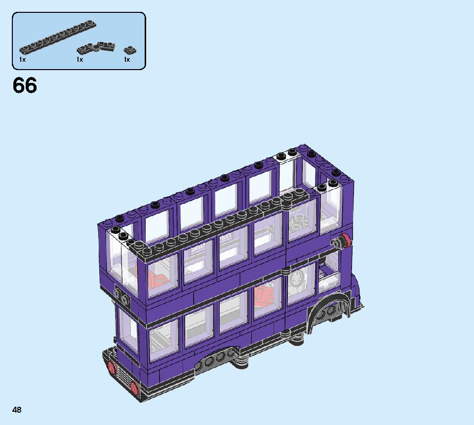 夜の騎士バス™ 75957 レゴの商品情報 レゴの説明書・組立方法 48 page