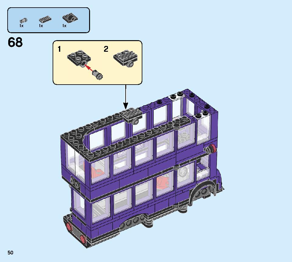 해리포터 나이트 버스™ 75957 레고 세트 제품정보 레고 조립설명서 50 page