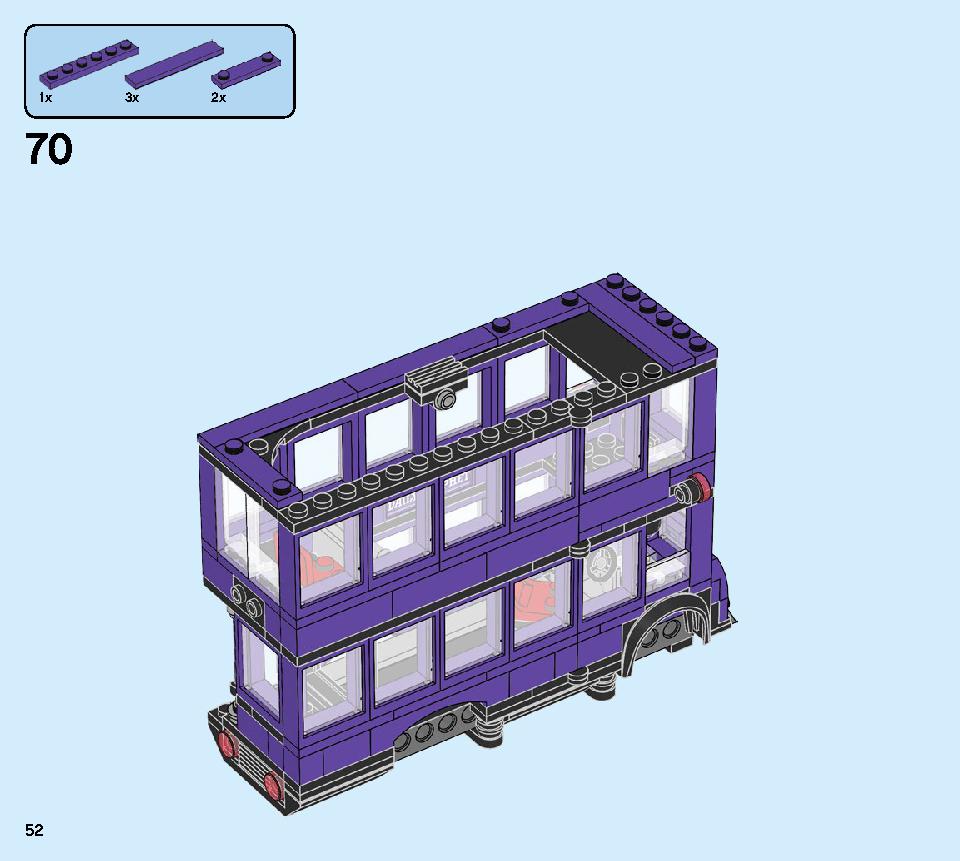 해리포터 나이트 버스™ 75957 레고 세트 제품정보 레고 조립설명서 52 page
