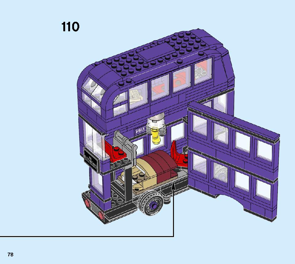 The Knight Bus 75957 LEGO information LEGO instructions 78 page