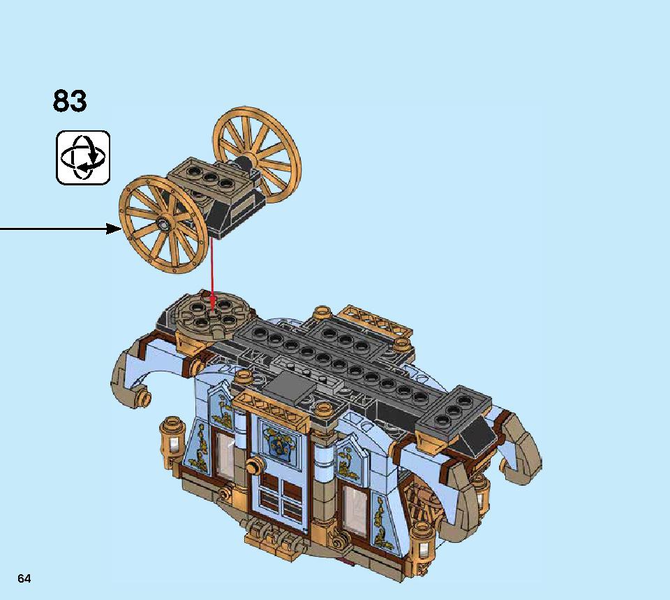 ボーバトン校の馬車：ホグワーツ™への到着 75958 レゴの商品情報 レゴの説明書・組立方法 64 page