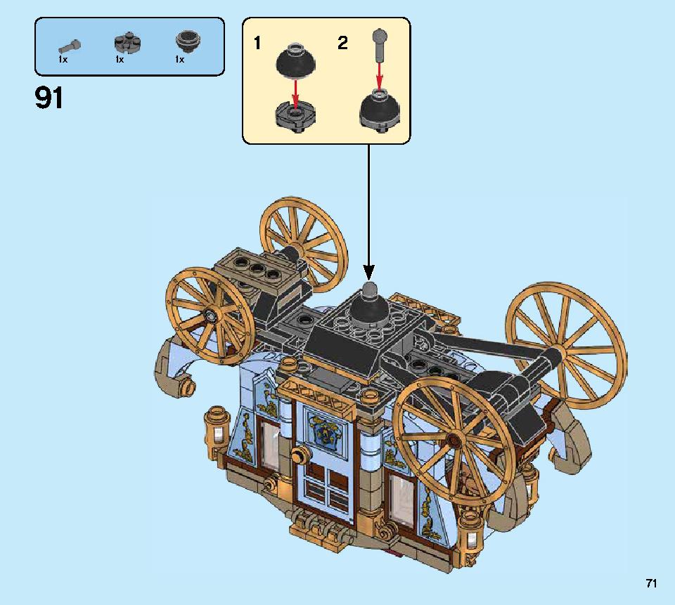 Beauxbatons' Carriage: Arrival at Hogwarts 75958 LEGO information LEGO instructions 71 page