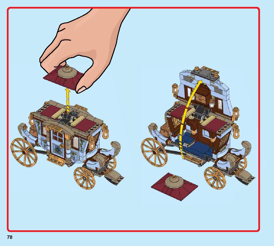 Beauxbatons' Carriage: Arrival at Hogwarts 75958 LEGO information LEGO instructions 78 page