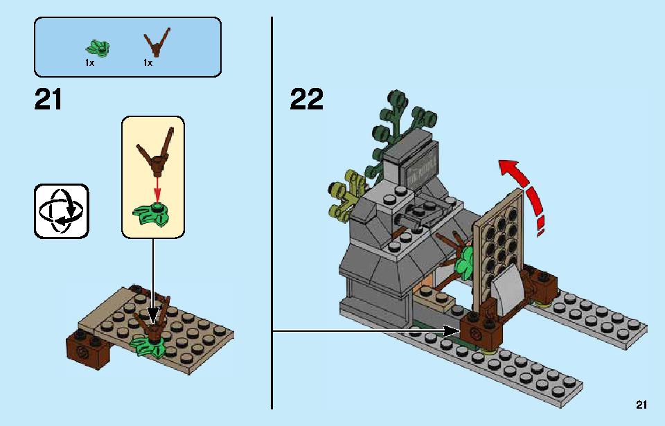The Rise of Voldemort 75965 LEGO information LEGO instructions 21 page