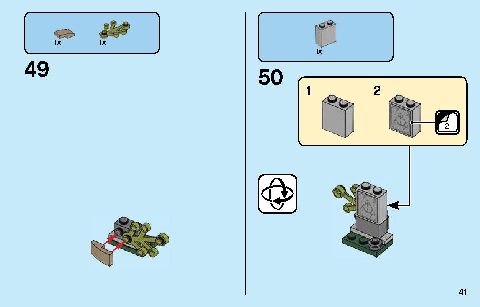 The Rise of Voldemort 75965 LEGO information LEGO instructions 41 page