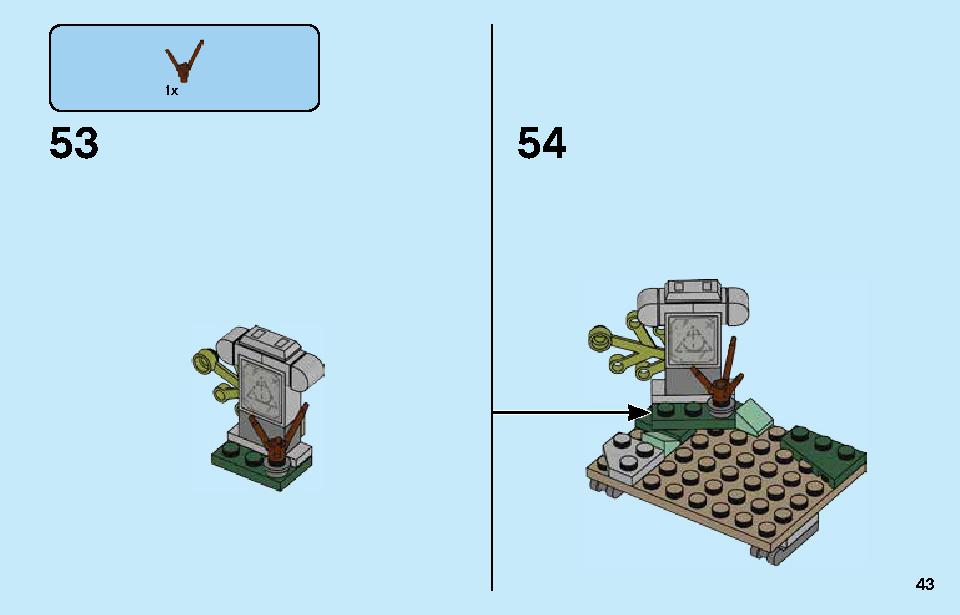 The Rise of Voldemort 75965 LEGO information LEGO instructions 43 page
