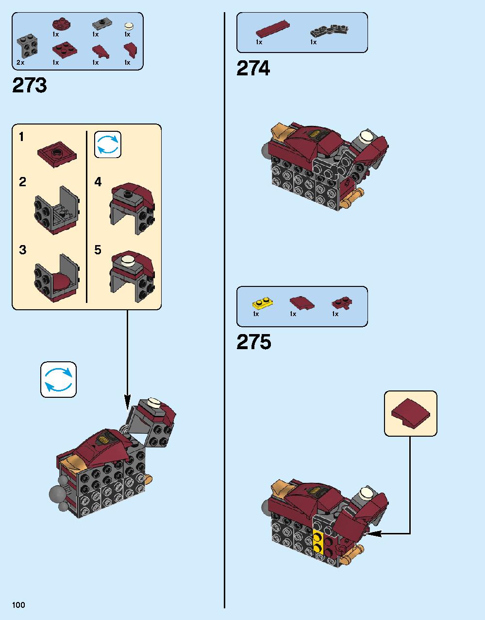 ハルクバスター：ウルトロン・エディション 76105 レゴの商品情報 レゴの説明書・組立方法 100 page