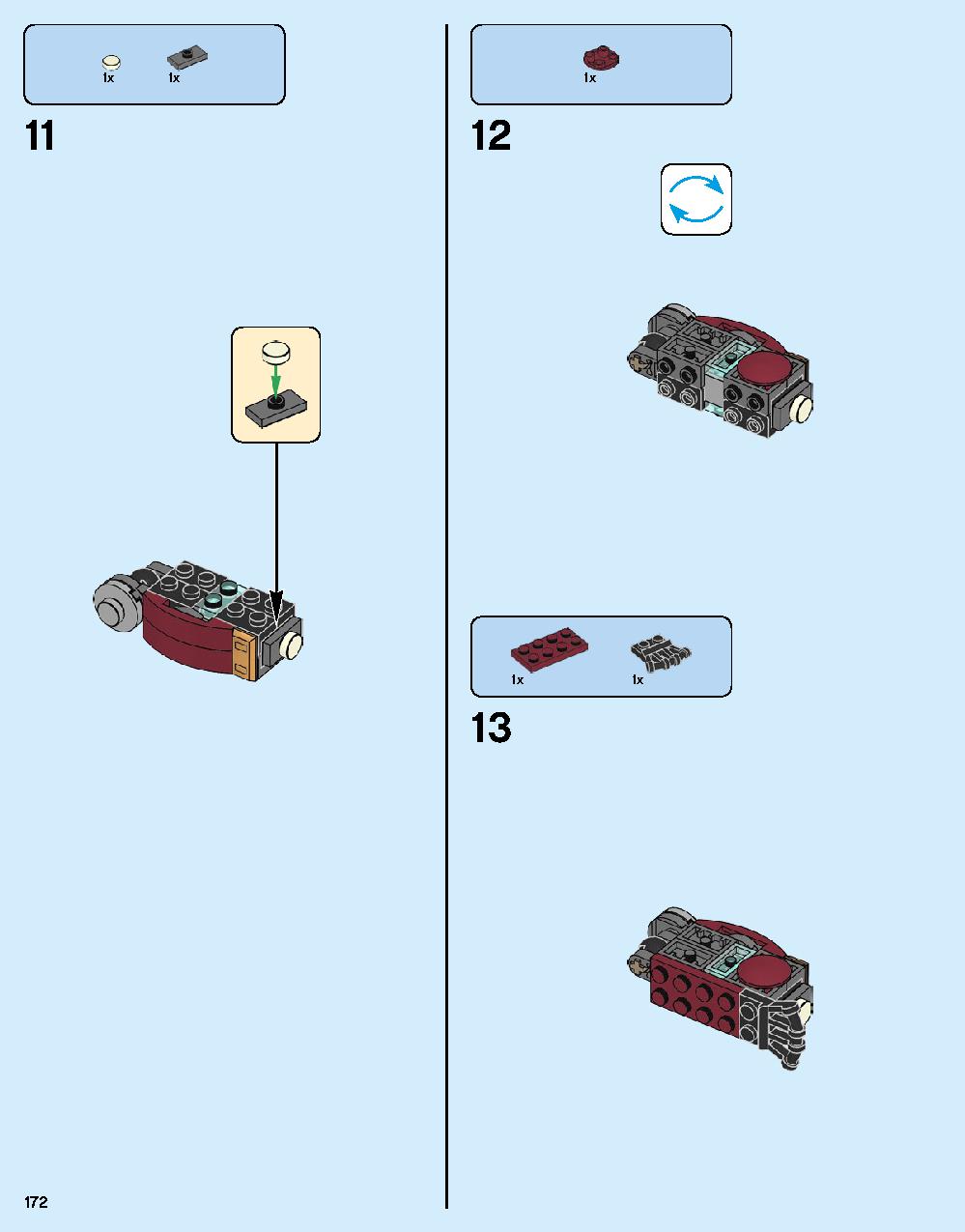 ハルクバスター：ウルトロン・エディション 76105 レゴの商品情報 レゴの説明書・組立方法 172 page
