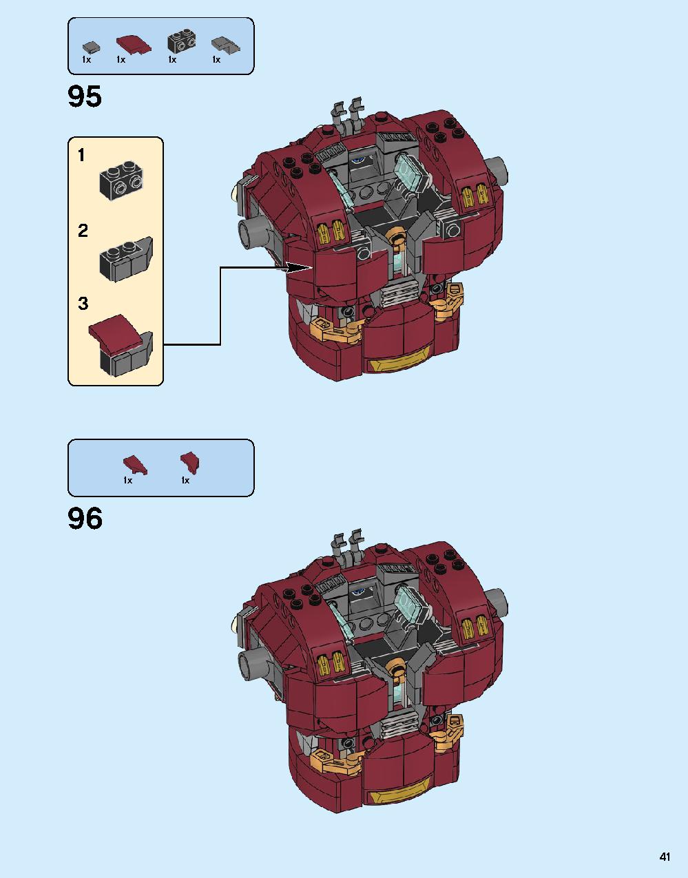 The Hulkbuster: Ultron Edition 76105 LEGO information LEGO instructions 41 page