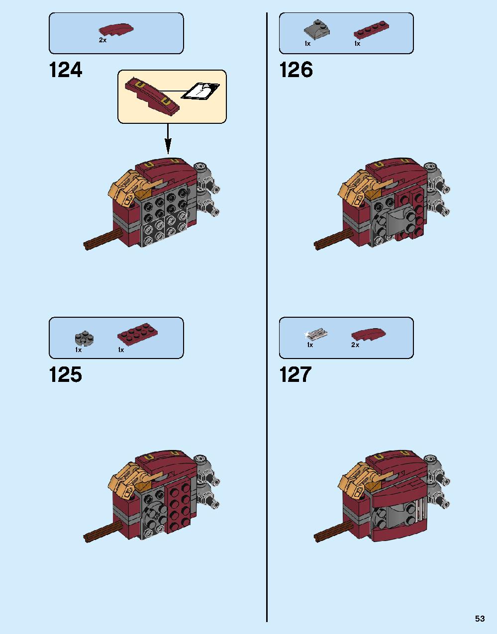 ハルクバスター：ウルトロン・エディション 76105 レゴの商品情報 レゴの説明書・組立方法 53 page