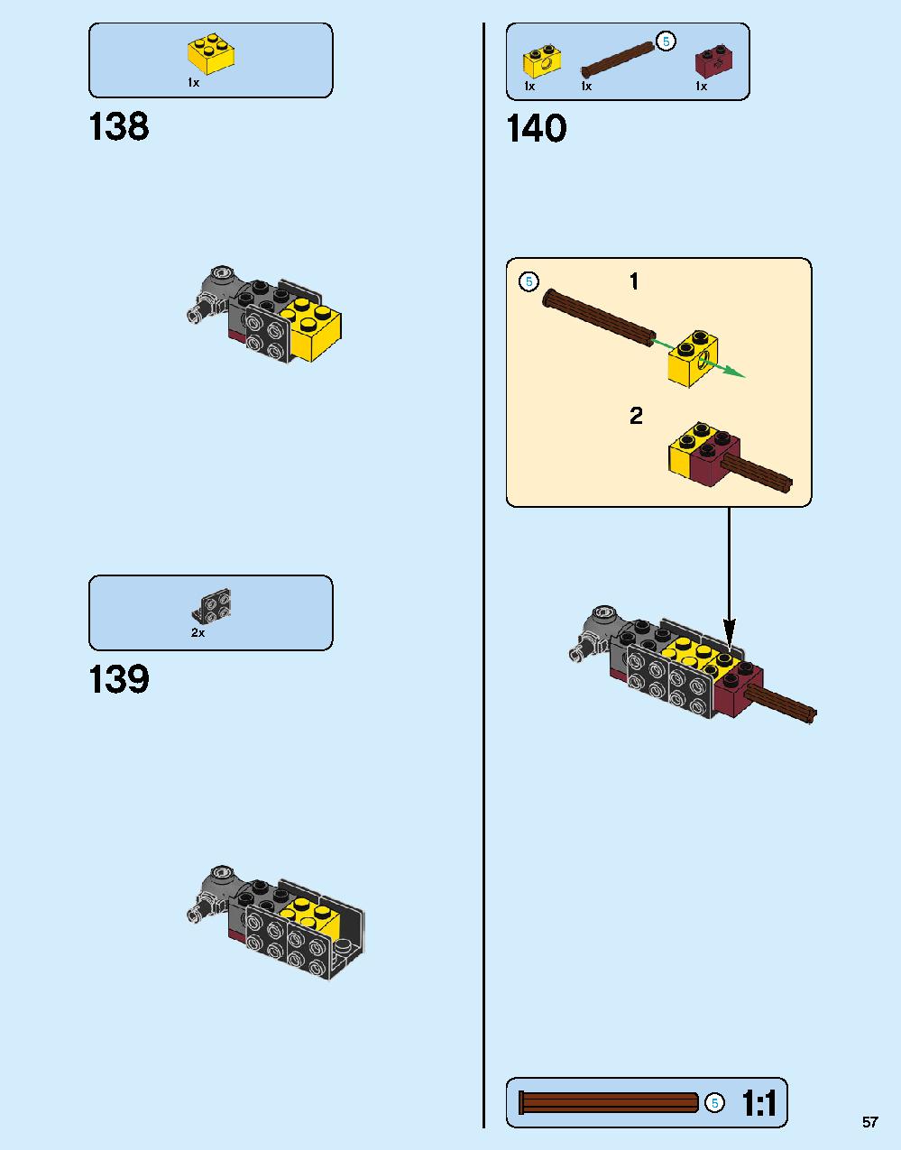 어벤져스 헐크버스터: 울트론 에디션 76105 레고 세트 제품정보 레고 조립설명서 57 page