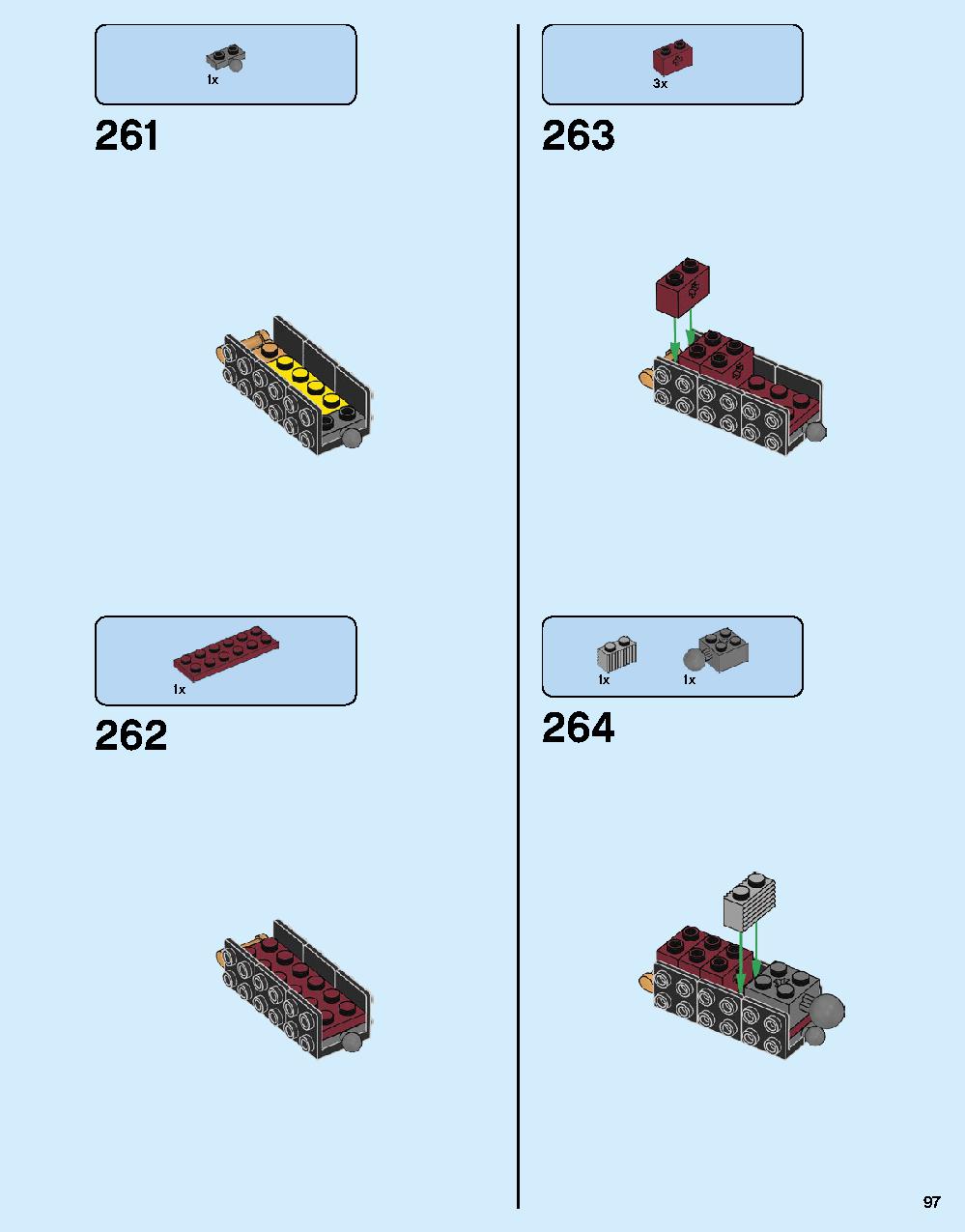어벤져스 헐크버스터: 울트론 에디션 76105 레고 세트 제품정보 레고 조립설명서 97 page