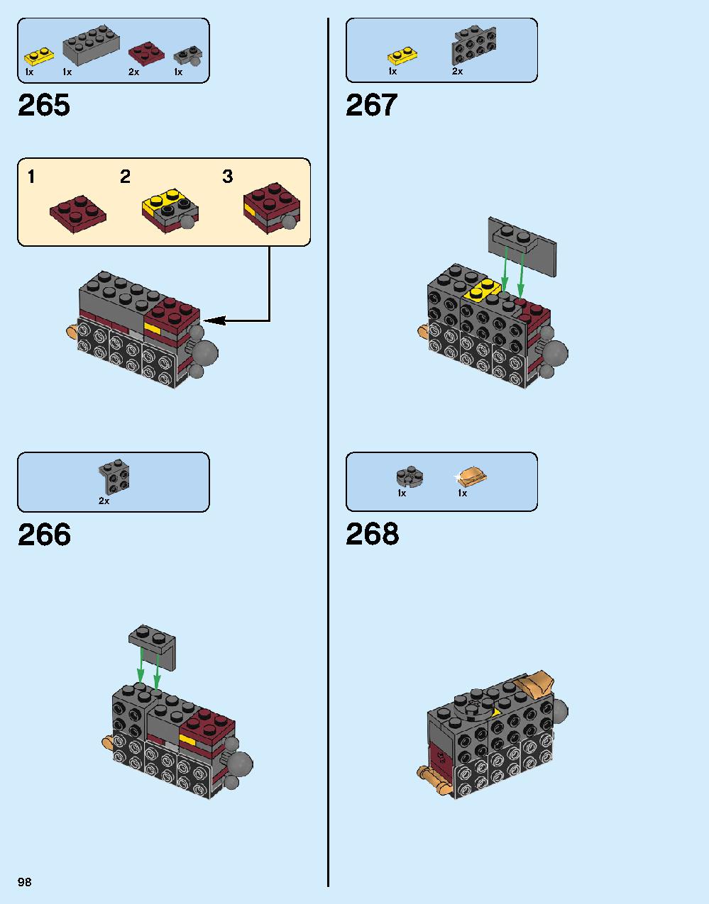 어벤져스 헐크버스터: 울트론 에디션 76105 레고 세트 제품정보 레고 조립설명서 98 page