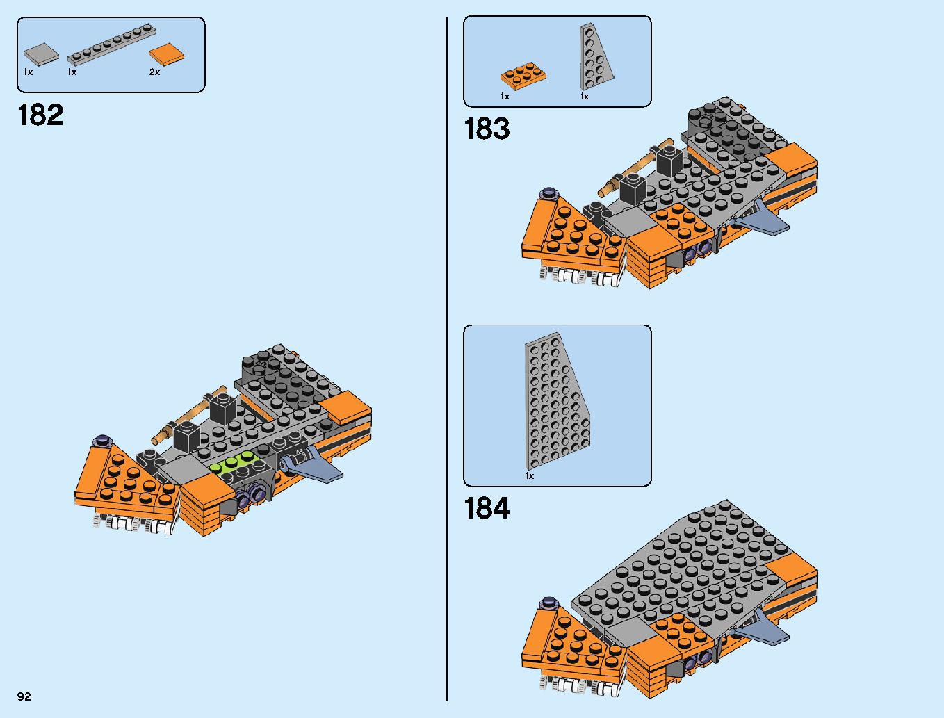 サノス アルティメット・バトル 76107 レゴの商品情報 レゴの説明書・組立方法 92 page