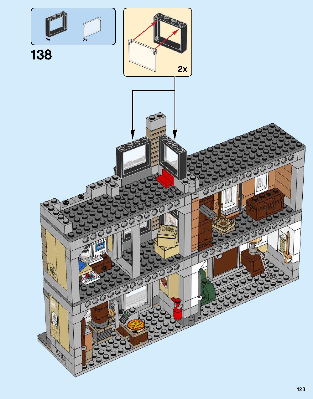 ドクター・ストレンジの神聖な館での戦い 76108 レゴの商品情報 レゴの説明書・組立方法 123 page