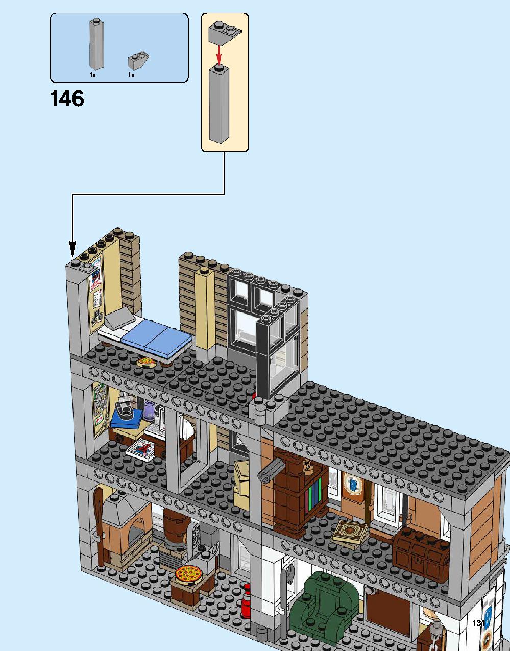 ドクター・ストレンジの神聖な館での戦い 76108 レゴの商品情報 レゴの説明書・組立方法 131 page