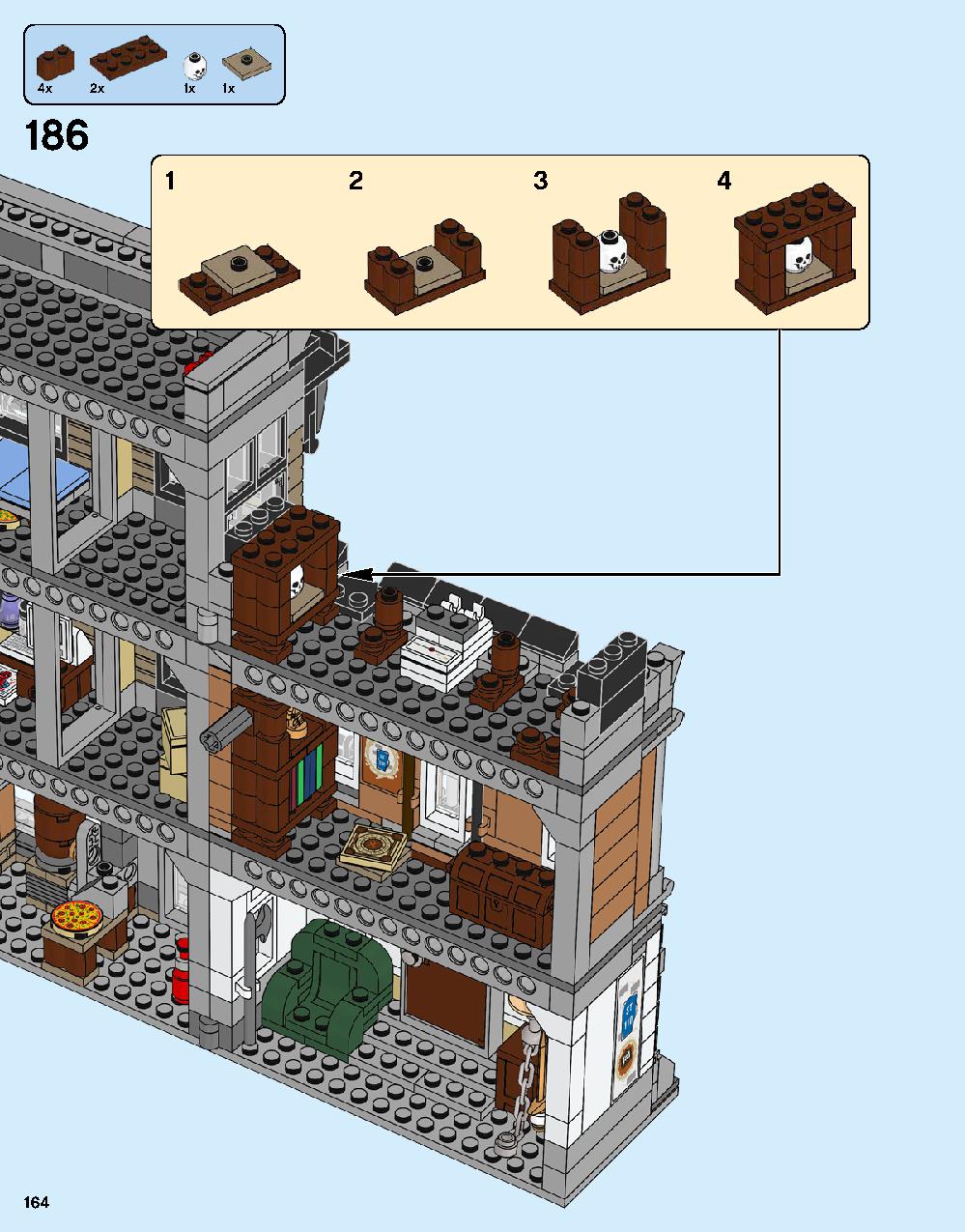 ドクター・ストレンジの神聖な館での戦い 76108 レゴの商品情報 レゴの説明書・組立方法 164 page